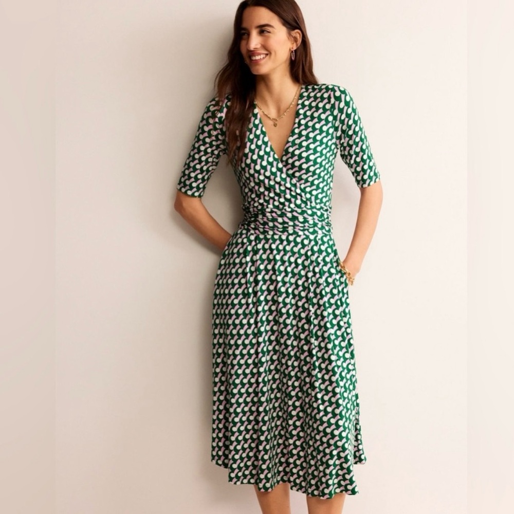 Boden Kassidy knit midi length dress - EUC - women’s size 8